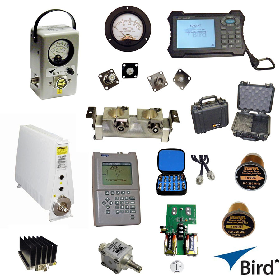 Bird 43, Elements, Watt meter, Attenuator, quick change connectors, case